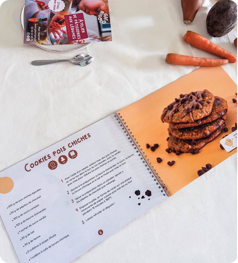 Carnet de recettes Gato Rigolo